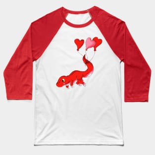 Triple Heart T Rex Baseball T-Shirt